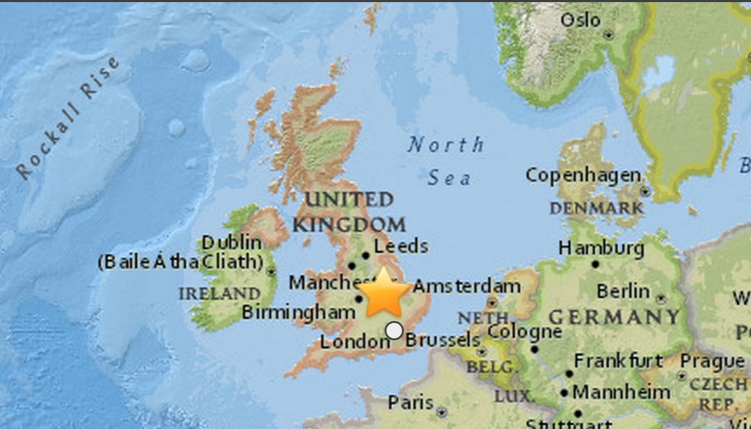 England Earthquake 3.8 'Earth Tremor' Hits Leicester, Cottesmore