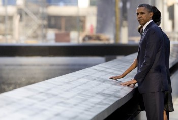 9/11 was a solemn occasion in the U.S., and a chance to remember America's values of freedom and democracy. (Getty Images)