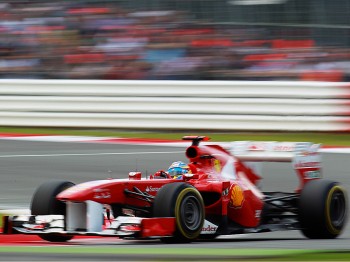 Fernando Alonso of Ferrari Wins Formula One British Grand Prix