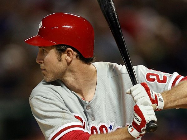 SWINGING FOR THE FENCES: Philadelphia Phillies All-Star second baseman Chase Utley. (Ronald Martinez/Getty Images)