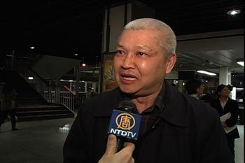 Chinese Benevolent Association of Canada's Vancouver chairman, Mr. Zhao (NTDTV) Chinese Benevolent Association of Canada's Vancouver chairman, Mr. Zhao (NTDTV)