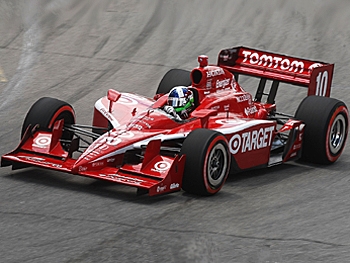 Dario Franchitti drives the #10 Target Chip Ganassi Racing Dallara Honda during the Indycar Series Honda Indy Toronto on July 12, 2009. (Nick Laham/Getty Images) Dario Franchitti drives the #10 Target Chip Ganassi Racing Dallara Honda during the Indycar Series Honda Indy Toronto on July 12, 2009. (Nick Laham/Getty Images)