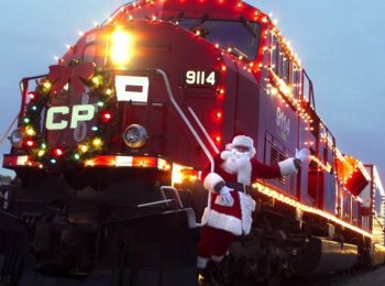 The Canadian Pacific Holiday Train travels through 140 cities and towns in Canada and the United States raising funds for local food banks. (Canadian Pacific Railway) The Canadian Pacific Holiday Train travels through 140 cities and towns in Canada and the United States raising funds for local food banks. (Canadian Pacific Railway)
