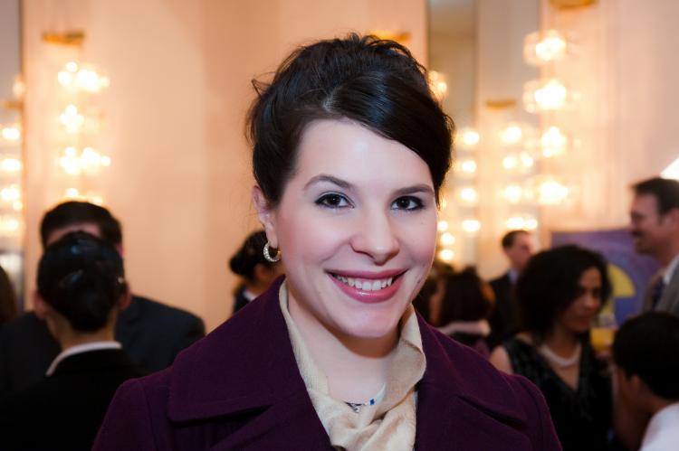 Ms. Uram was 'blown away' by Shen Yun. (Jan Jekielek/The Epoch Times)