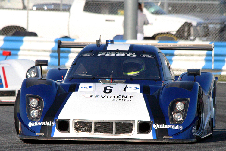 The No. 6 MSR Riley-Ford was driven by Michael Valiante, Gustavo Yacaman, Chris Cumming, and Jorge Goncalvez at the 2013 Grand Am Rolex 24 at Daytona. It was Yacaman's second Rolex 24 for Michael Shank Racing. (Chris Jasurek/The Epoch Times)