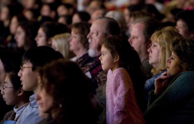 DPA audience at the Flint Center on the De Anza College campus. (The Epoch Times)