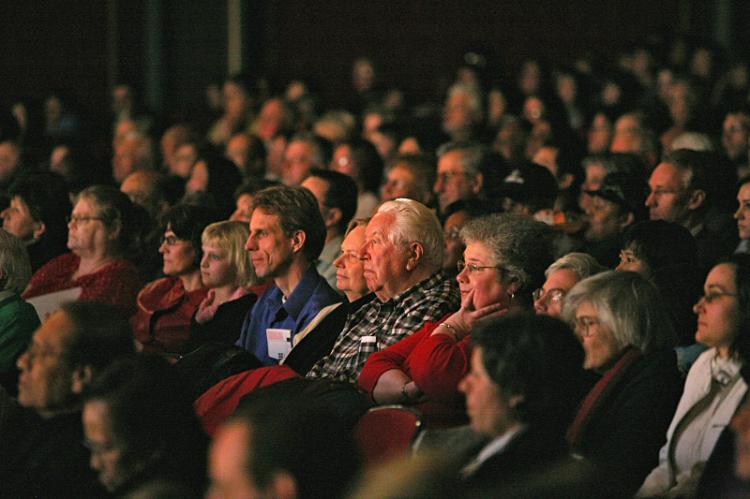 Audience at the Murat Centre in Indianopolis. (The Epoch Times) Audience at the Murat Centre in Indianopolis. (The Epoch Times)