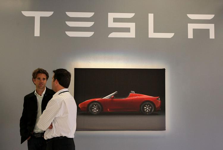 Electric car maker Tesla Motors have announced development deal with Toyota. (Justin Sullivan/Getty Images)