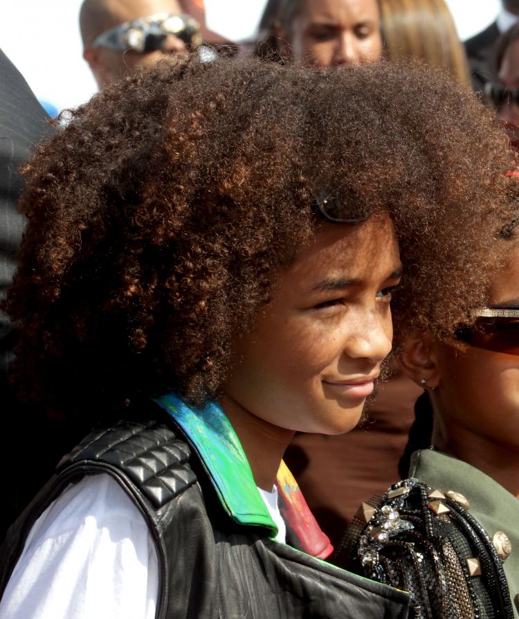 Actor Jaden Smith arrives at the 2010 BET Awards held at the Shrine Auditorium on June 27, 2010 in Los Angeles, California.  (Frederick M. Brown/Getty Images)