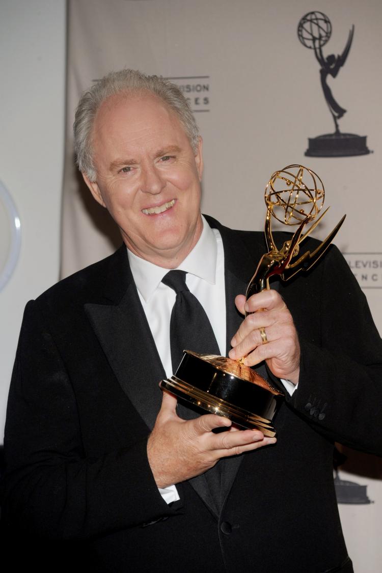 John Lithgow poses with Outstading Guest Actor in a Drama award for 'Dexter' in press room during 62nd Primetime Creative Arts Emmy Awardsat the Nokia Theatre L.A. Live on August 21, 2010 in Los Angeles, California. (Frazer Harrison/Getty Images)