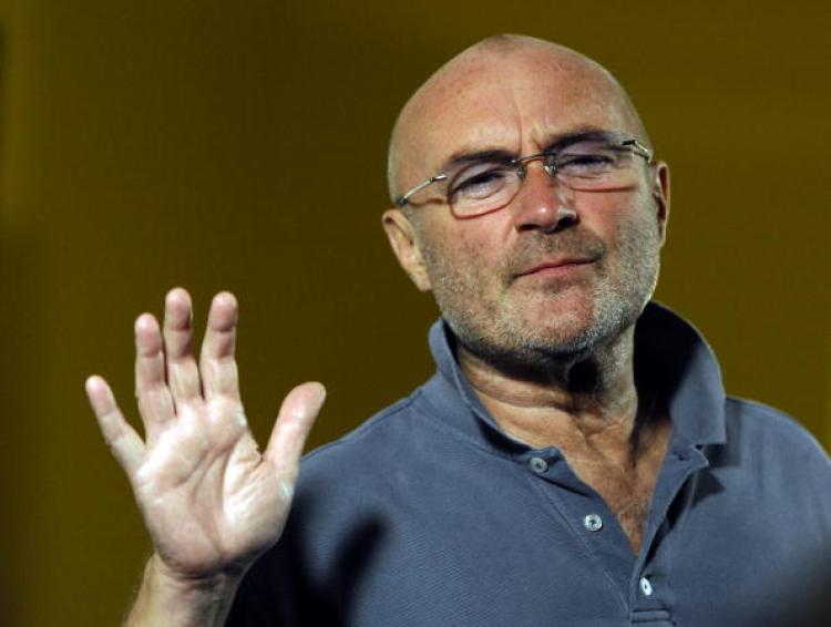 British singer Phil Collins is writing a history book about the Battle of the Alamo. (Dominique Faget/AFP/Getty Images)
