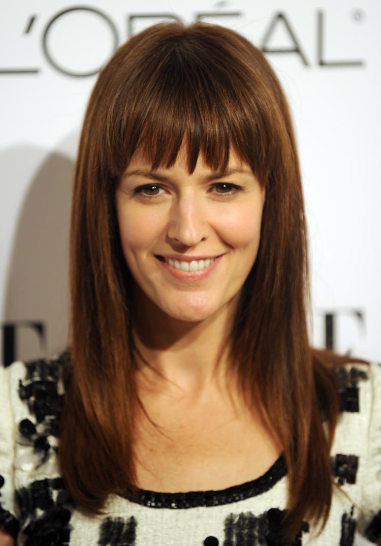 Rosemarie DeWitt, 'The Company Men' actress, arrives at the 17th annual Women in Hollywood Tribute in Los Angeles on Oct. 18, 2010. DeWitt will appear in Disney's upcoming feature film 'The Odd Life of Timothy Green.' (Gabriel Bouys/AFP/Getty Images)