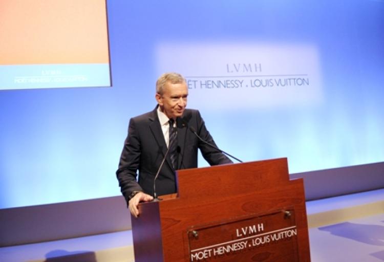 French luxury goods group LVMH chairman. (Eric Piermont/Getty Images)