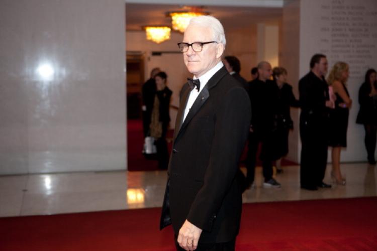 Steve Martin arrives for the 12th annual Mark Twain Prize for American Comedy, at the Kennedy Center, on Nov. 9, 2010. (Brendan Hoffman/Getty Images)