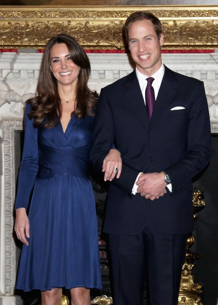 Prince William and Kate Middleton pose for photographs in the State Apartments of St James Palace on November 16, in London, England. The couple will get married in either the Spring or Summer of next year. Prince William and Kate Middleton pose for photo (Chris Jackson/Getty Images)
