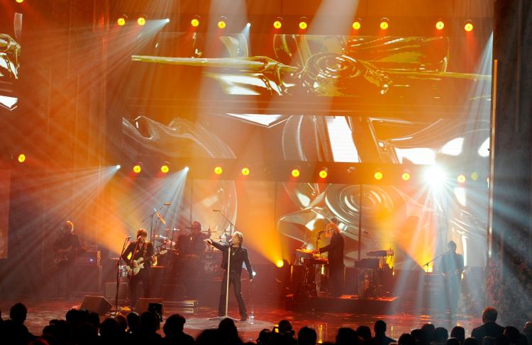 Bon Jovi performs during the 2010 American Music Awards on Nov. 21 in Los Angeles. (Kevork Djansezian/Getty Images for DCP)