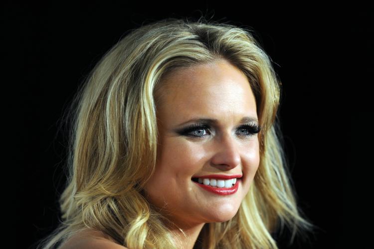 Miranda Lambert poses in the press room at the Grammy Nominations Concert, Dec. 1, 2010 at Club Nokia in downtown Los Angeles. (Gabriel Bouys/AFP/Getty Images)