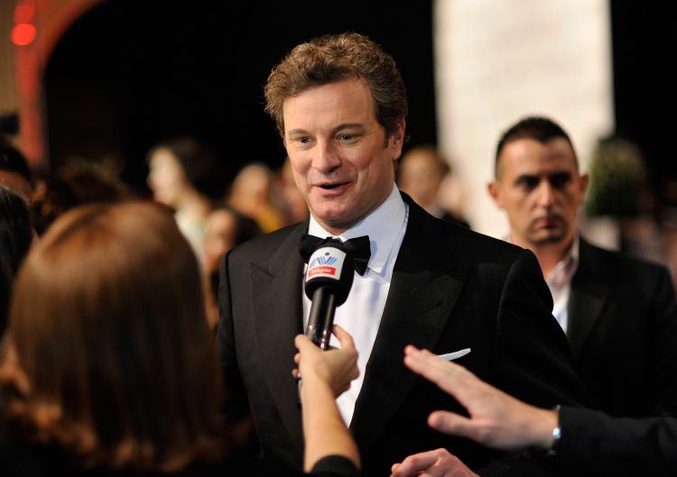 Colin Firth attends the Opening Night Gala of 'The King's Speech' during day one of the 7th Annual Dubai International Film Festival on Dec. 12 in Dubai. (Gareth Cattermole/Getty Images)