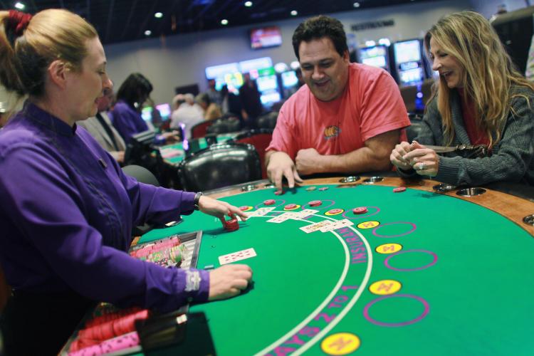 Opponents are concerned about a new casino complex proposed for Vancouver that would expand the Edgewater Casino to include 1,500 slot machines and up to 150 gaming tables. (Joe Raedle/Getty Images)