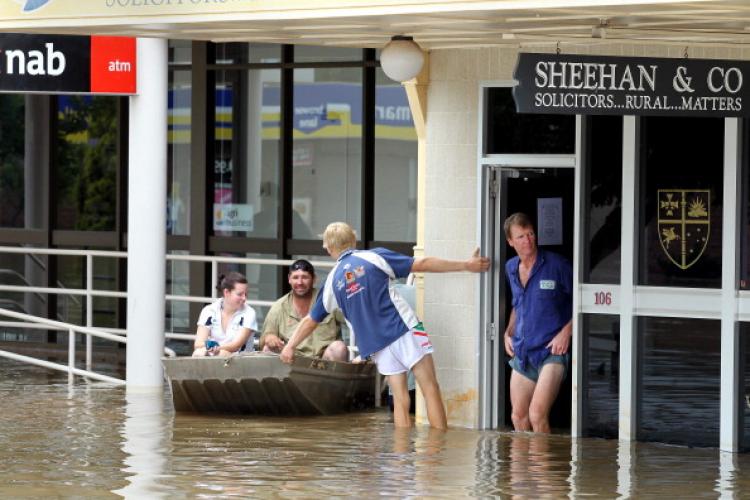 Chinchilla, Queensland on Dec. 28, after entire towns were inundated by the worst deluges in decades.  (Jeff Camden/AFP/Getty Images)