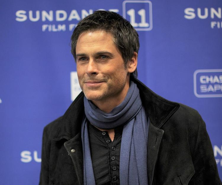 Actor Rob Lowe has been named as a possible replacement for Charlie Sheen on the popular Warner Brothers sitcom Two and A Half Men.  (Jemal Countess/Getty Images)
