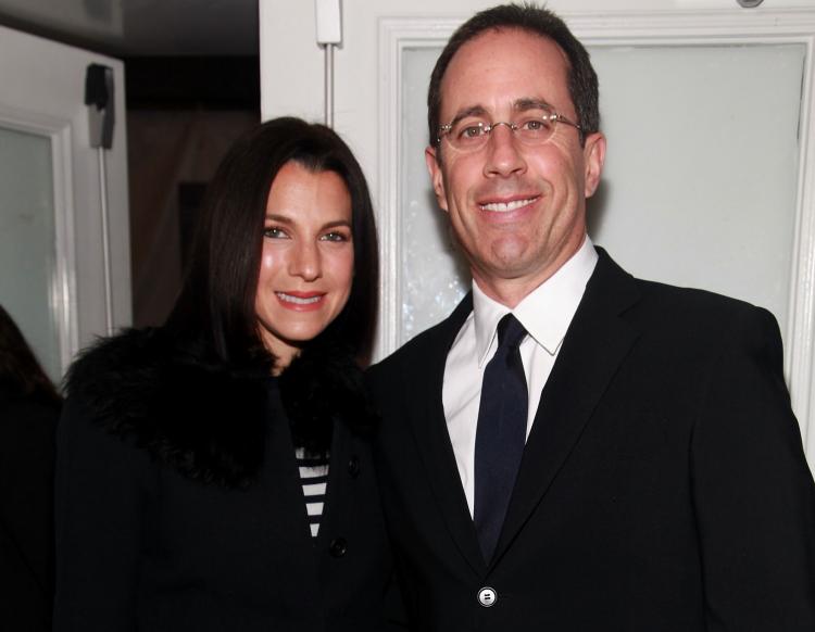 Jerry Seinfeld (R) and his wife Jessica Seinfeld pose backstage at the Narciso Rodriguez Fall 2011 fashion show during Mercedes-Benz Fashion Week at The Theatre at Lincoln Center on Feb. 15, 2011 in New York City. (Astrid Stawiarz/Getty Images for IMG) Jerry Seinfeld (R) and his wife Jessica Seinfeld pose backstage at the Narciso Rodriguez Fall 2011 fashion show during Mercedes-Benz Fashion Week at The Theatre at Lincoln Center on Feb. 15, 2011 in New York City. (Astrid Stawiarz/Getty Images for IMG)