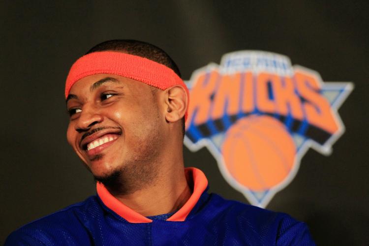 CARMELO ANTHONY: A dream come true for him to come back to New York and play for the Knicks.