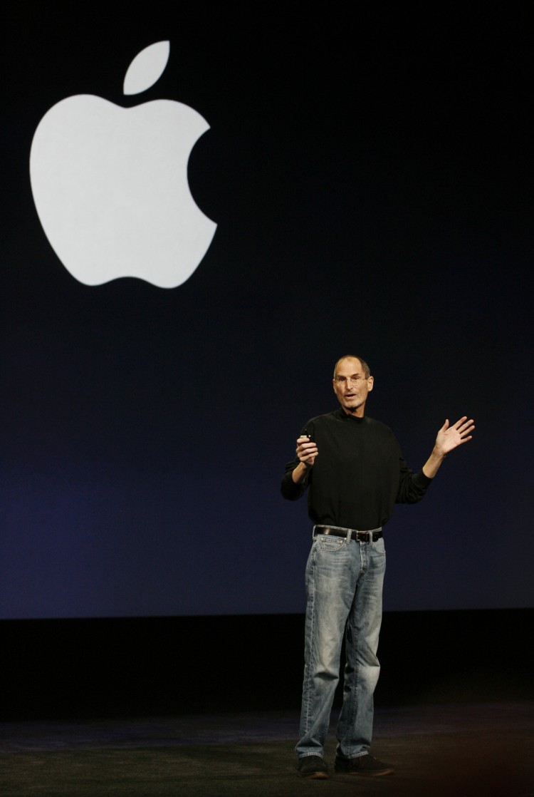 Apple CEO Steve Jobs appears at Apple's special media event to introduce the second generation iPad at Moscone Center in San Francisco on March 2, 2011 in California, designed to tighten the company's grip on the booming tablet computer market. The iPad 2 (KIMIHIRO HOSHINO/AFP/Getty Images)