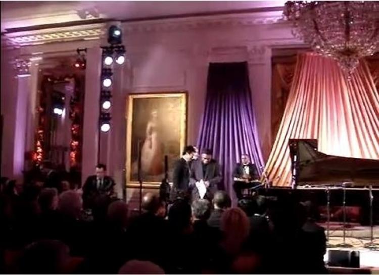 Lang Lang, a Chinese pianist, plays the piano at the White House on Friday, Jan. 21. (Screenshot taken from Youtube)