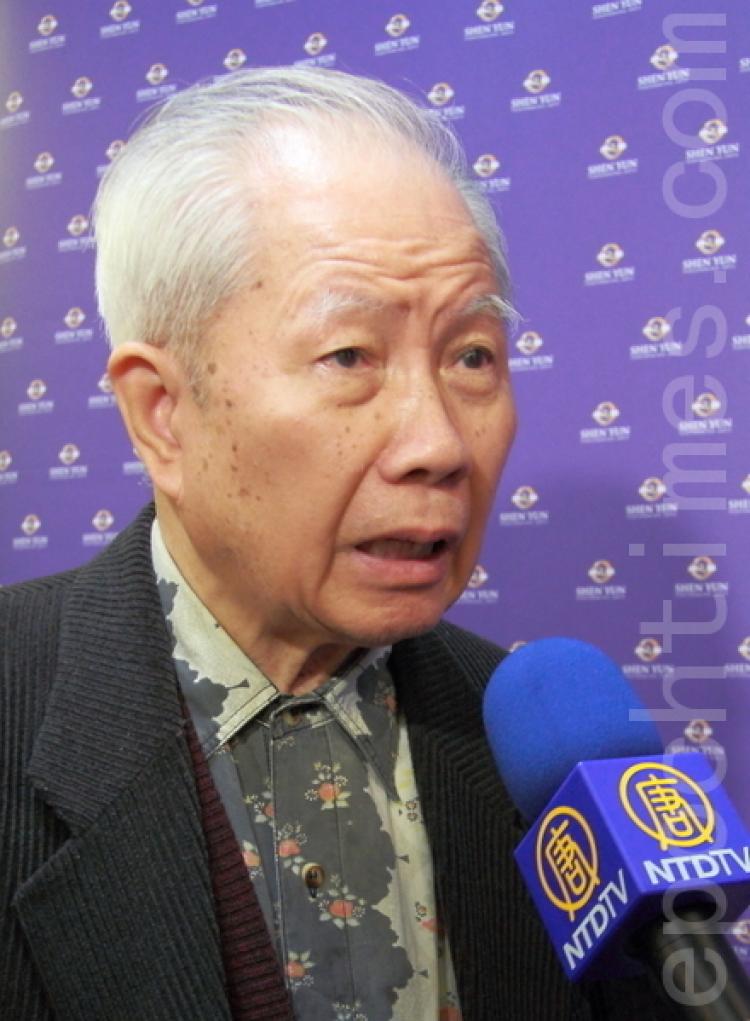 Mr. Huang Tiancai, a media veteran and writer.  (Liang Shujing/The Epoch Times)