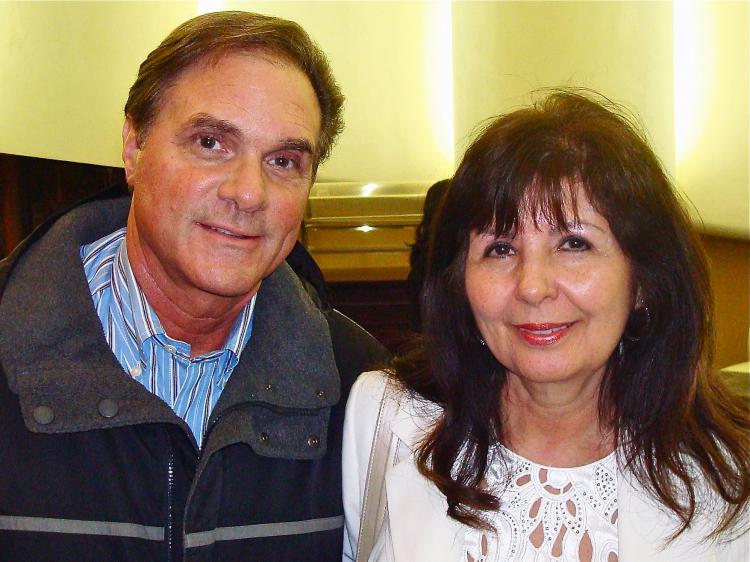 Mr. Mirolo and Mrs. Mirolo at Shen Yun Performing Arts in San Jose. (Abraham Thompson/The Epoch Times)