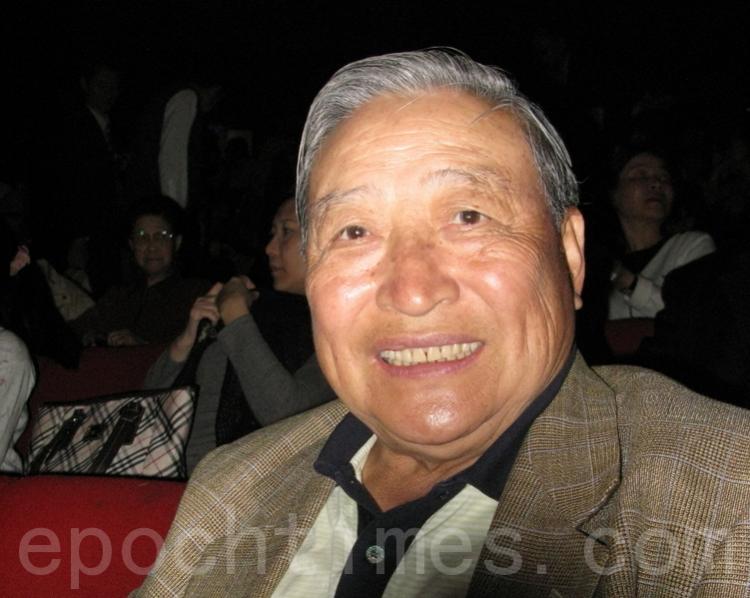 Retired Lieutenant General Mr. Liu Jizheng at Shen Yun Performing Arts. (Huang Caiwen/The Epoch Times)