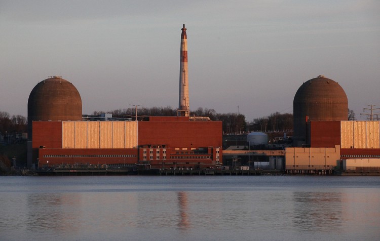 The Indian Point nuclear power plant