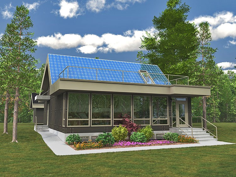 SUSTAINABLE: A rendition of Effect Home Builder Ltd's 'Net Zero' show home currently under construction in Edmonton. (Photo Courtesy of Effect Home Builder Ltd.)