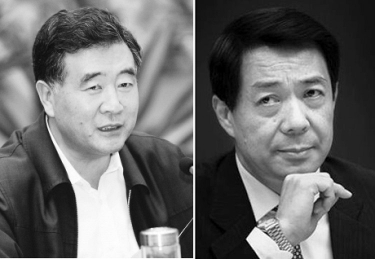 Wang Yang (L) and Bo Xilai (R) have battling with each other leadership positions in the Chinese Communist Party. The conflict has dominated political commentary in mainland China over the last year. (Photos from a Chinese website)