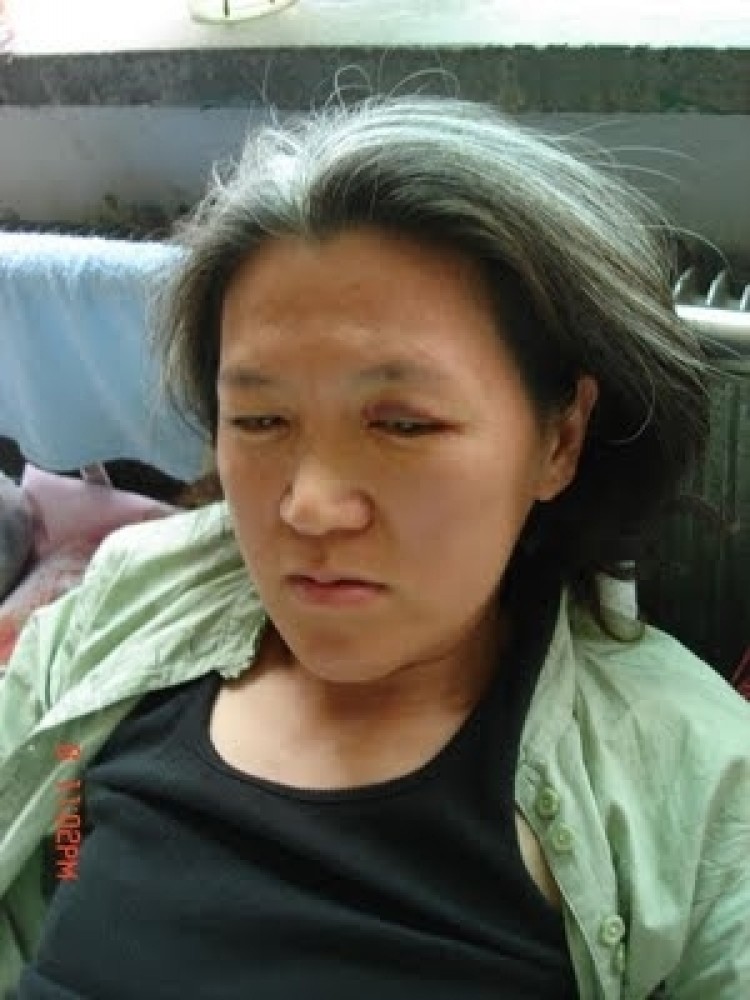 Fu Nan has been appealing her husband's unexplained disappearance from the military since 1998.  (Courtesy of rightscampaign.blogspot.com)