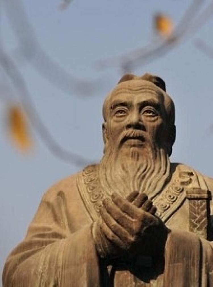 The Chinese regime is using Confucius as a cover for infiltration and propaganda. (Frederic J. Brown/AFP/Getty Images)