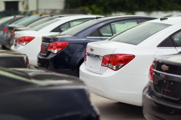 General Motors brand Chevrolet vehicles are seen on a sales lot at Lorenzo Bomnin Chevrolet on May 5, 2011 in Miami, Florida. (Joe Raedle/Getty Images)