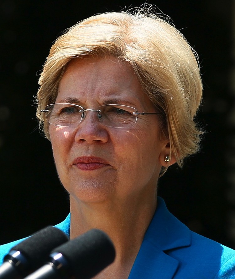 Elizabeth Warren on the White House lawn on July 18. Warren is considering a bid for the Massachusetts Senate seat held by Republican Scott Brown. (Mark Wilson/Getty Images)