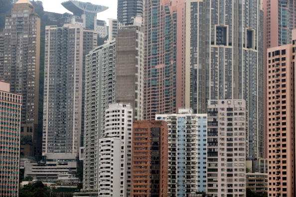 Residential luxury apartments on the island of Hong Kong