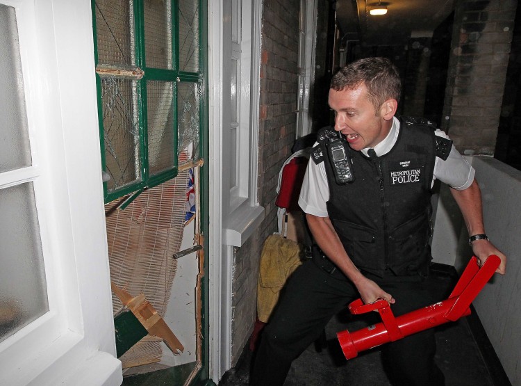 British Metropolitan Police raid 