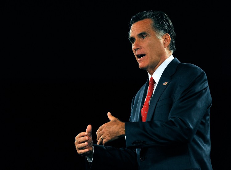 GOP Presidential candidate and former Massachusetts Governor Mitt Romney answers a question during the American Principles Project Palmetto Freedom Forum, September 5, 2011 in Columbia, South Carolina. (Stephen Morton/Getty Images)