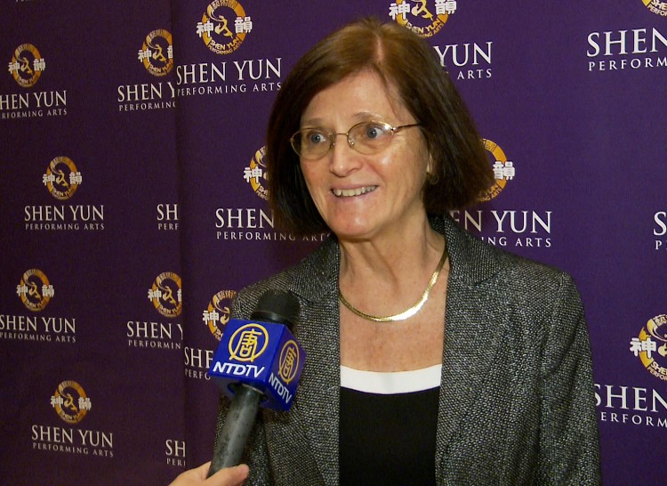 Mary Brautigam attends Shen Yun