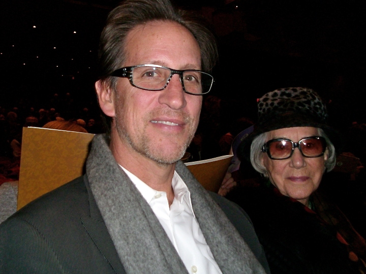 Architect Chris Browne (L) attends Shen Yun