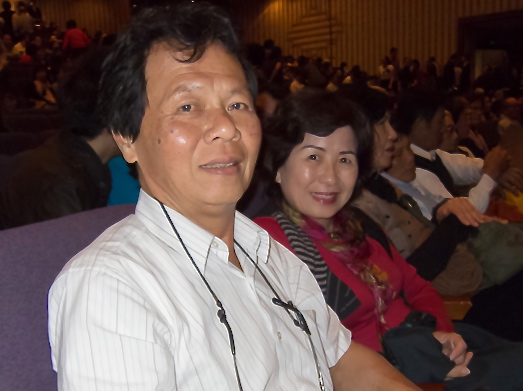 Head of Taitung County Pharmacist Association Chen Jinxiong at Shen Yun