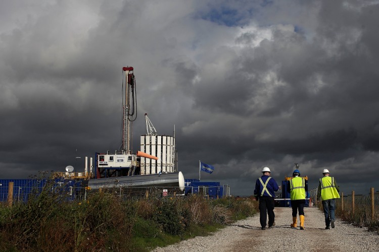 Cuadrilla shale fracking facility Preston, Lancashire.