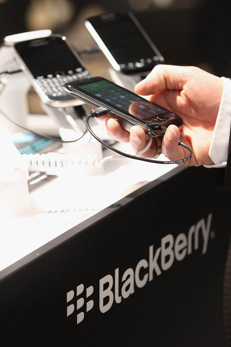 Blackberry smartphones