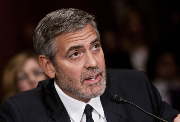George Clooney Testifies At The Senate