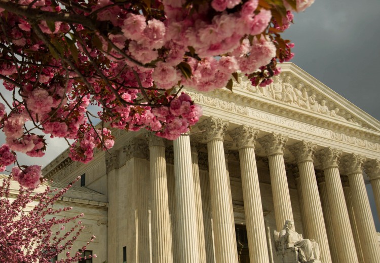 The US Supreme Court is seen in this March 31, photo on Capitol Hill in Washington.