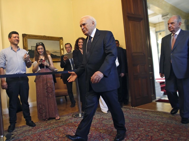 Greek President Carolos Papoulias